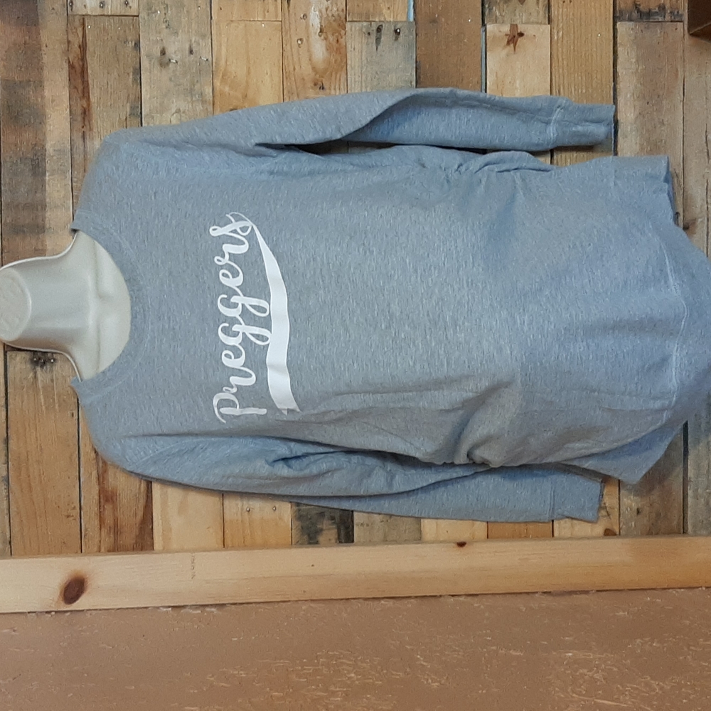 Feathers Maternity grey long sleeve sweatshirt Size XL